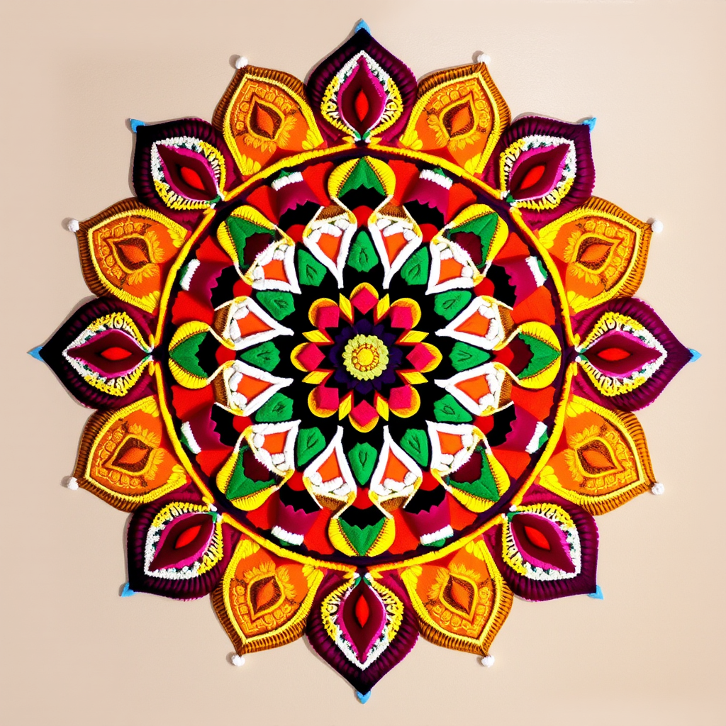 Rangoli Generator - Free AI Tool | TAAFT