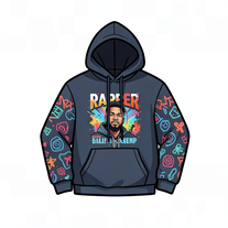 rapper  male hoodie idea gener