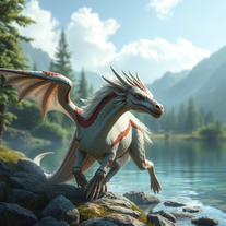 Realistic mystical creatures