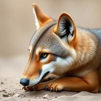 Really cute and detailed Aardwolf image generator