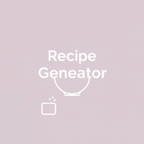 Recipe Generator