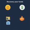 Recovery your funds icon