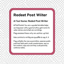 Reddit Post Writer logo