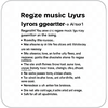 Reggae music lyrics generator