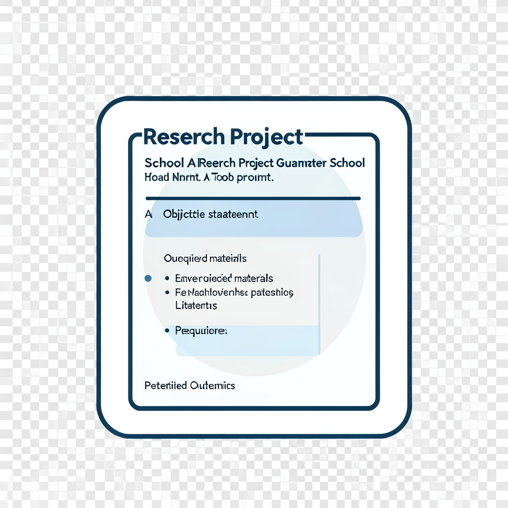 Reserch Project Generator School