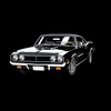Retro car tshirt icon
