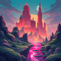 Retro Fantasy Art Generator