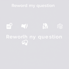 Reword my question icon