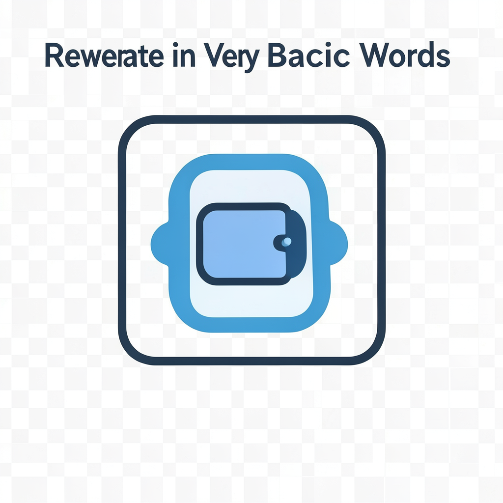 Rewrite in Very Basic Words.