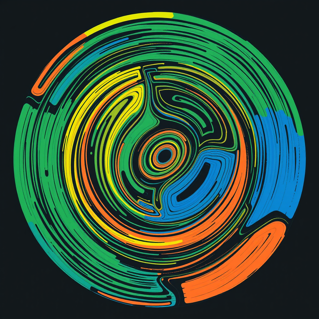 Round drawing generator