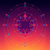 sacred geometry symmetrical background generator generator icon