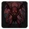 Scary demon like in the horror movies icon