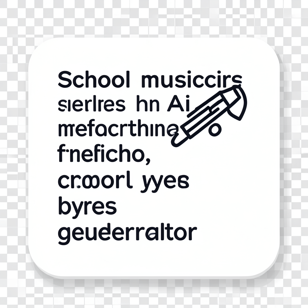 School music lyrics generator