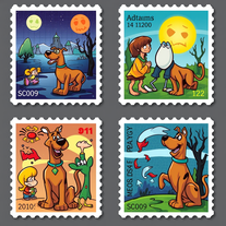 Scooby Doo Stamps
