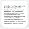 seafood music lyrics generator