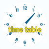 Secondary school time table icon