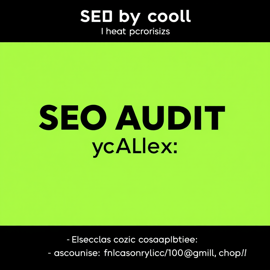 SEO Audit By Alexis