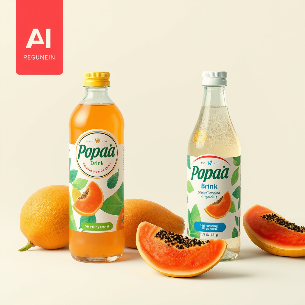 Separate Product and packaging design for Papaya food