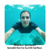 Sharks Beneath the Sunlit Surface