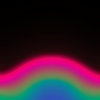 Shini neon gradient background icon