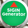 sign generator icon