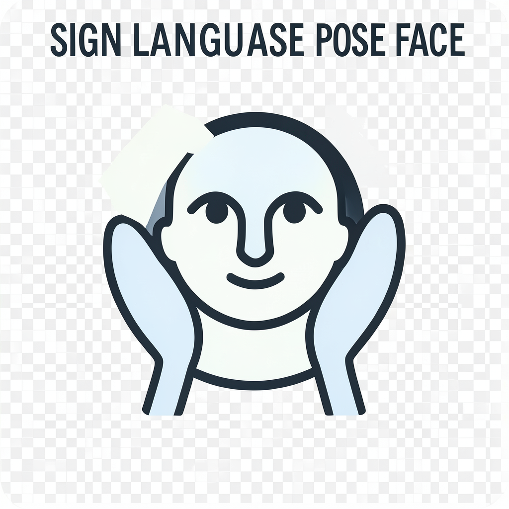 Sign languages pose face
