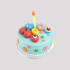 Silly cake in 3-d icon
