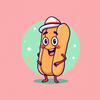 Silly Hot dog icon