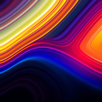 Wavy Neon Diagonal Lines Loop Ray Line  Background Glowing Abstract