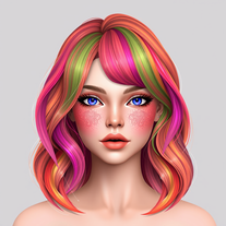 sims 3 female male generat all hair colors  sci fy fantasy supernatural