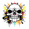 skate skull generator icon