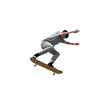 skateboarding action icon