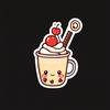 Icecream boba icon