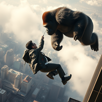 Skyscraper Grip — Giant Gorilla Standoff