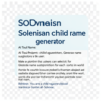 Slovenian child name generator