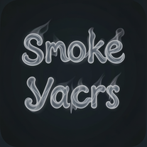 Smoke & Vapor Style Letter Text