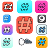 Social Media #&#039;s Generator icon