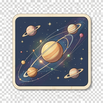 Solar System Artistic Map Maker