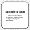 Speech to text icon