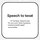 Speech to text icon