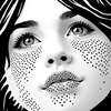 perforated Spinge Face Art