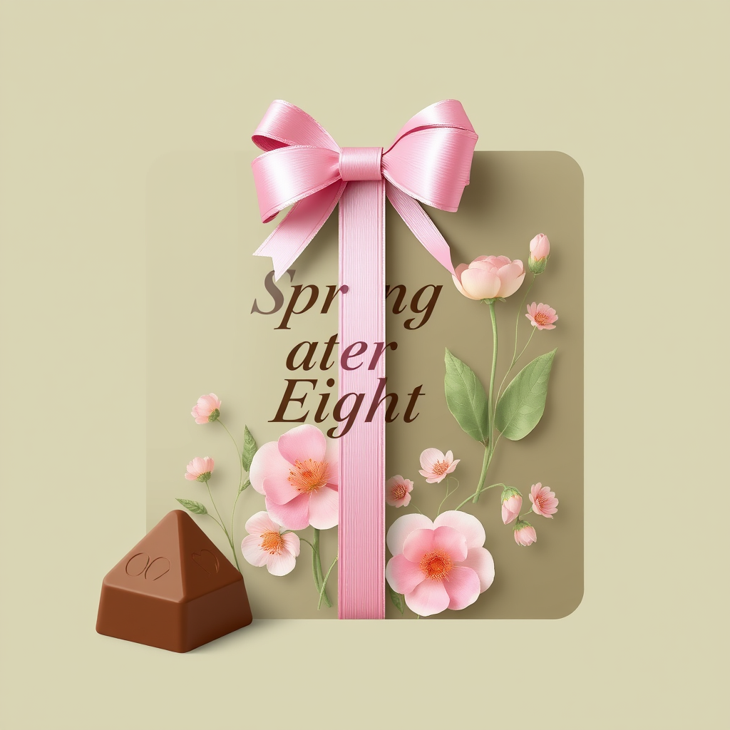Spring after Eight Chocolate product and packaging design