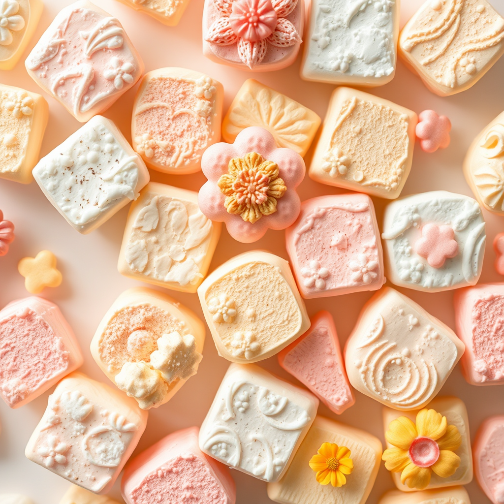 Spring Ingredients for Marshmallows and designs