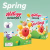 Spring Kellogg's Cereal product and packaging design icon