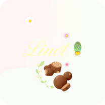 Spring Lindt chocolate product and packaging