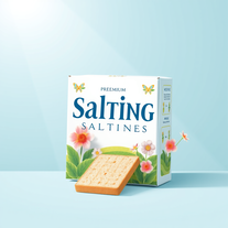 Spring product and packaging design for Premium Saltines