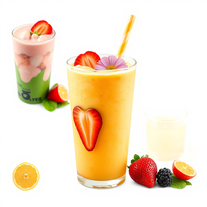 Spring Smoothie designs and toppings