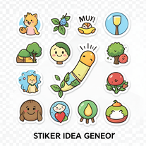 sticker idea gener