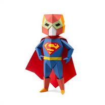 superhero origami char