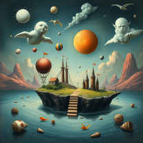 Surreal painting Art